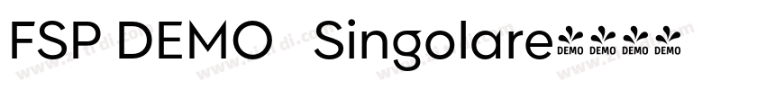 FSP DEMO   Singolare字体转换